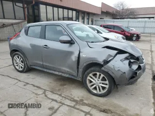 2013 Nissan Juke SV with VIN JN8AF5MV6DT222041, listed as a Copart auction lot 46927845 with 119,744 mi miles and Salvage Title. Bid and sale history available at carsss.com. Image 4.