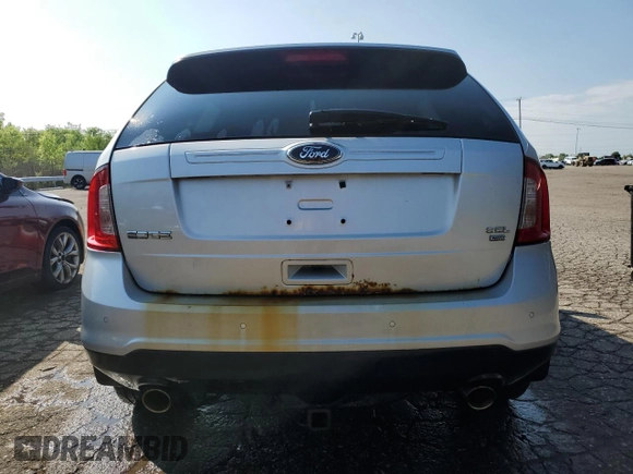 2014 Ford Edge SEL z VIN 2FMDK4JC7EBA26365, wystawiony jako Copart lot #56839515 z przebiegiem 215 209 mil mil oraz Czysty tytuł • Clean title. Historia ofert i sprzedaży dostępna na DreamBid. Obrazek 6.