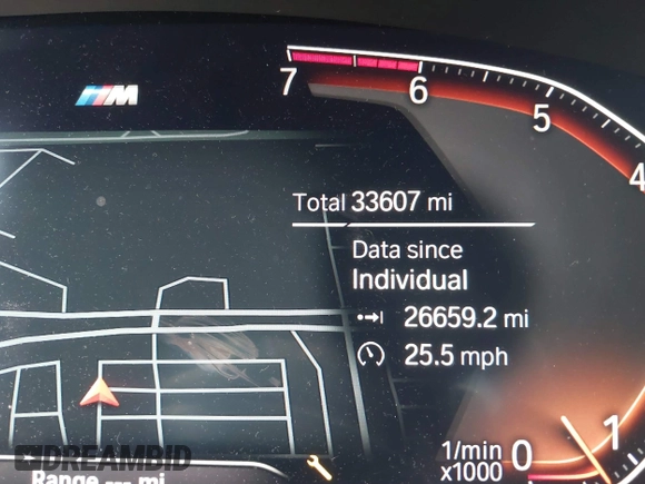 2022 BMW X3 sDrive30i with VIN 5UX43DP09N9J17924, listed as a IAAI auction lot 41586274 with 33,607 mi miles and . Bid and sale history available at DreamBid. Image 7.