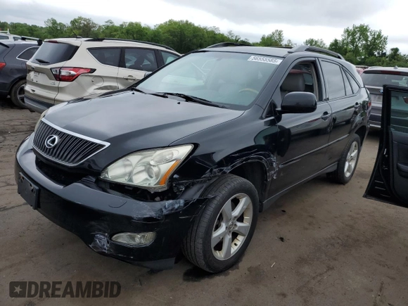 2004 Lexus RX 330 with VIN 2T2HA31U74C007666, listed as a Copart auction lot 56555585 with 200,169 mi miles and Salvage Title. Bid and sale history available at DreamBid. Image 1.