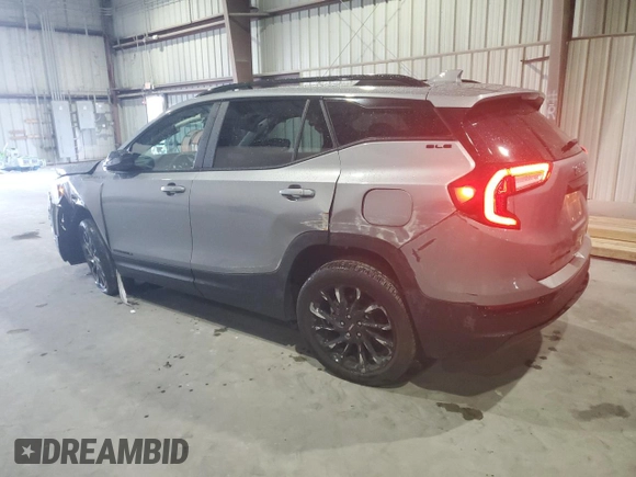 2023 GMC Terrain SLE with VIN 3GKALMEG4PL241960, listed as a Copart auction lot 56607085 with 21,390 mi miles and Non repairable. Bid and sale history available at DreamBid. Image 2.