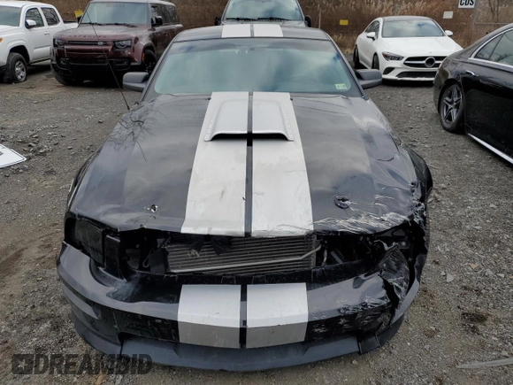 2007 Ford Mustang GT Deluxe with VIN 1ZVHT82H075356342, listed as a Copart auction lot 47814925 with 38,367 mi miles and Salvage Title. Bid and sale history available at carsss.com. Image 5.