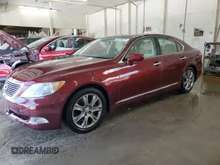 2008 Lexus LS 460 with VIN JTHBL46F485068592, listed as a Copart auction lot 60266575 with 137,014 mi miles and Salvage title. Bid and sale history available at DreamBid. Image 1.