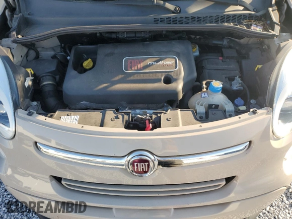 2017 FIAT 500L Lounge with VIN ZFBCFACH5HZ039602, listed as a Copart auction lot 43991785 with 120,918 mi miles and Salvage Title. Bid and sale history available at DreamBid. Image 11.
