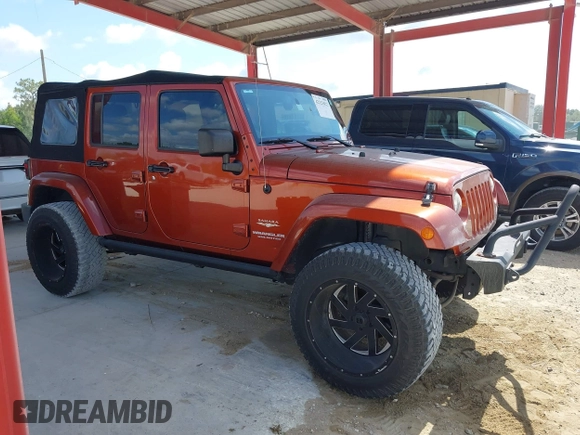 2014 Jeep Wrangler Unlimited Sahara z VIN 1C4BJWEG1EL209431, wystawiony jako IAAI lot #42325022 z przebiegiem 64 529 mil mil oraz . Historia ofert i sprzedaży dostępna na DreamBid. Obrazek 13.