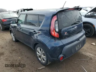 2014 Kia Soul + with VIN KNDJP3A53E7076791, listed as a Copart auction lot 50603305 with 53,662 mi miles and Salvage Title. Bid and sale history available at DreamBid. Image 2.