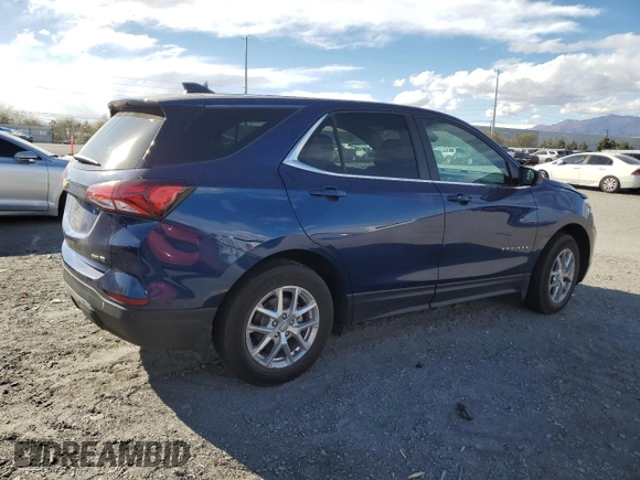 2023 Chevrolet Equinox LT with VIN 3GNAXTEG1PL198163, listed as a Copart auction lot 49311955 with 34,572 mi miles and Salvage title. Bid and sale history available at DreamBid. Image 3.