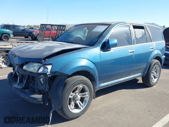 2002 Isuzu Axiom with VIN 4S2CE58X324600718, listed as a IAAI auction lot 40468295 with 179,782 mi miles. Bid and sale history available at carsss.com. Image 2.