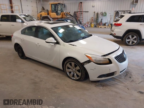 2012 Buick Regal with VIN 2G4GR5EK6C9110682, listed as a IAAI auction lot 41952626 with 207,149 mi miles. Bid and sale history available at carsss.com. Image 1.