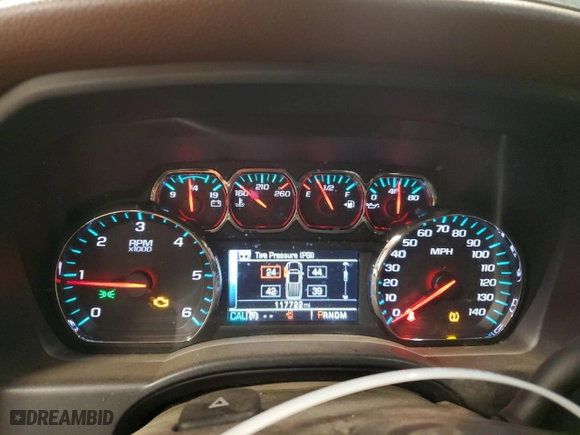 2015 Chevrolet Silverado 1500 High Country with VIN 3GCUKTEC4FG154358, listed as a Copart auction lot 47273835 with 117,722 mi miles and Salvage Title. Bid and sale history available at carsss.com. Image 9.