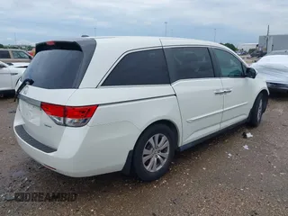 2016 Honda Odyssey EX-L z VIN 5FNRL5H61GB030771, wystawiony jako IAAI lot #42459561 z przebiegiem 130 541 mil mil oraz . Historia ofert i sprzedaży dostępna na DreamBid. Obrazek 4.