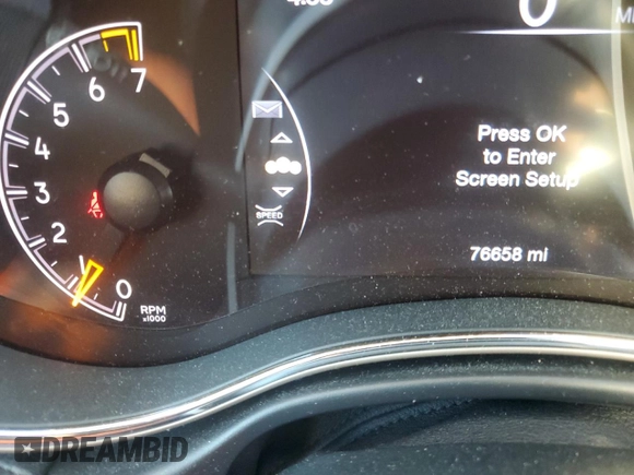 2016 Jeep Grand Cherokee High Altitude with VIN 1C4RJFCG6GC505226, listed as a Copart auction lot 45705465 with 76,658 mi miles and Salvage Title. Bid and sale history available at carsss.com. Image 9.
