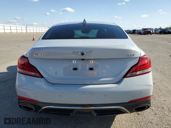 2019 Genesis G70 Advanced with VIN KMTG34LE3KU039652, listed as a Copart auction lot 51815815 with 44,403 mi miles and Salvage Title. Bid and sale history available at DreamBid. Image 6.