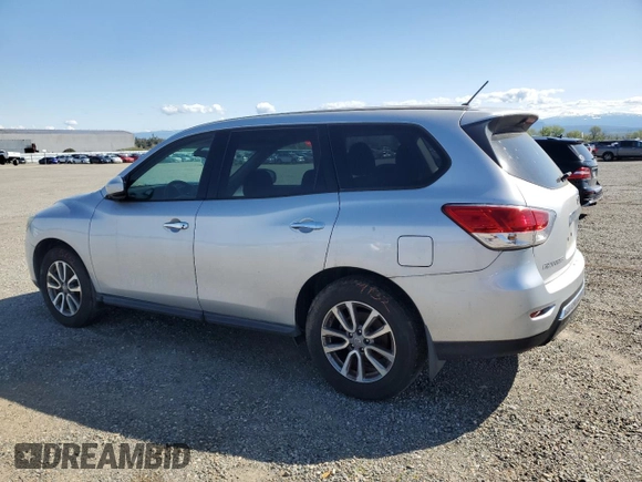 2014 Nissan Pathfinder S with VIN 5N1AR2MN9EC686469, listed as a Copart auction lot 48762295 with 111,508 mi miles and Salvage Title. Bid and sale history available at carsss.com. Image 2.