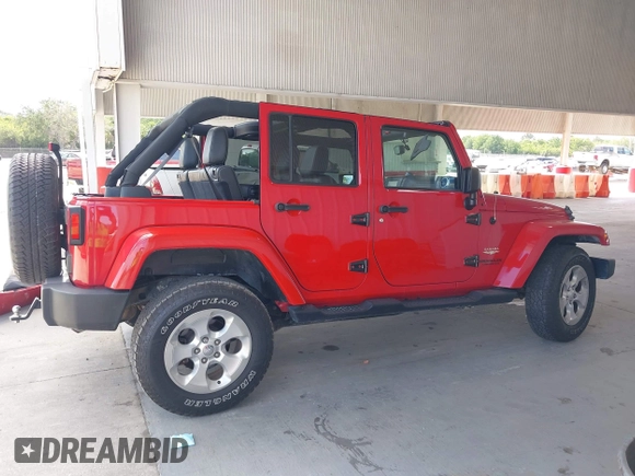 2014 Jeep Wrangler Unlimited Sahara z VIN 1C4BJWEGXEL179054, wystawiony jako IAAI lot #42151597 z przebiegiem 151 810 mil mil oraz . Historia ofert i sprzedaży dostępna na DreamBid. Obrazek 14.