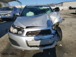 2014 Chevrolet Sonic LT with VIN 1G1JC5SHXE4164926, listed as a Copart auction lot 84021604 with 0 mi miles and Non Repairable. Bid and sale history available at carsss.com. Image 5.