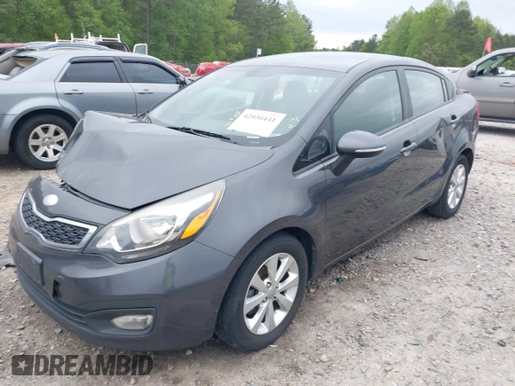 2013 Kia Rio EX with VIN KNADN4A34D6285952, listed as a IAAI auction lot 42036441 with 153,462 mi miles and . Bid and sale history available at DreamBid. Image 2.