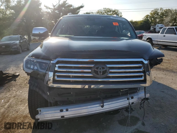 2020 Toyota Sequoia Platinum with VIN 5TDDY5G1XLS177159, listed as a Copart auction lot 70465144 with 0 mi miles and Salvage Title. Bid and sale history available at carsss.com. Image 5.