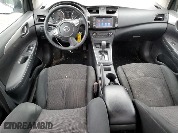 2019 Nissan Sentra S with VIN 3N1AB7AP1KY344824, listed as a Copart auction lot 52818505 with 81,651 mi miles and Salvage title. Bid and sale history available at DreamBid. Image 8.