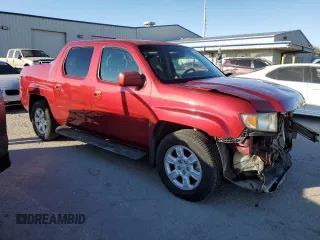 2006 Honda Ridgeline RTL with VIN 2HJYK16556H519146, listed as a Copart auction lot 76080234 with 163,355 mi miles and Salvage Title. Bid and sale history available at carsss.com. Image 4.