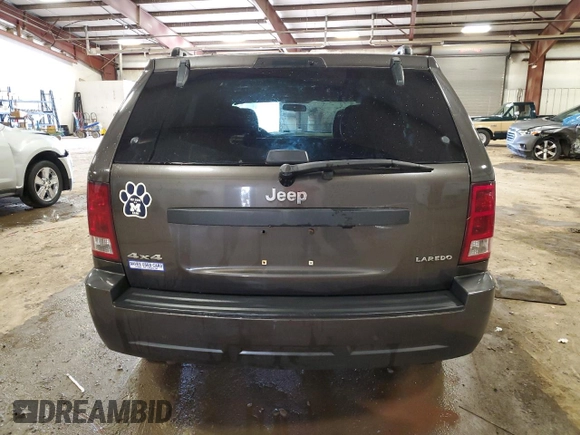 2005 Jeep Grand Cherokee Laredo with VIN 1J4GR48K85C722110, listed as a Copart auction lot 54735605 with 199,609 mi miles and Clean title. Bid and sale history available at DreamBid. Image 6.