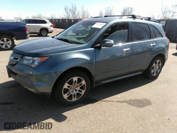 2007 Acura MDX with VIN 2HNYD28207H531210, listed as a IAAI auction lot 41785747 with 165,645 mi miles. Bid and sale history available at carsss.com. Image 2.