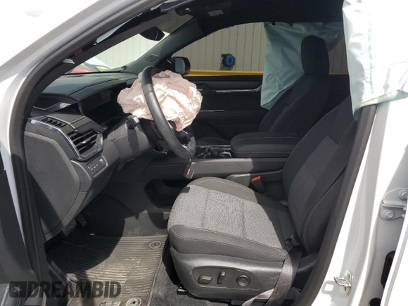 2025 GMC Acadia FWD Elevation z VIN 1GKENKRS2SJ117104, wystawiony jako Copart lot #56534325 z przebiegiem 6 025 mil mil oraz Szkoda całkowita • Salvage title. Historia ofert i sprzedaży dostępna na DreamBid. Obrazek 7.