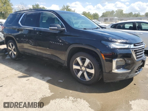 2022 Chevrolet Traverse LT Leather with VIN 1GNERHKW9NJ125843, listed as a Copart auction lot 69592374 with 42,535 mi miles and Salvage Title. Bid and sale history available at carsss.com. Image 4.