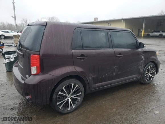2012 Scion xB with VIN JTLZE4FE6CJ016936, listed as a Copart auction lot 51875555 with 163,189 mi miles and Salvage Title. Bid and sale history available at carsss.com. Image 3.