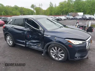 2020 Infiniti QX50 Luxe with VIN 3PCAJ5M3XLF107050, listed as a IAAI auction lot 42176146 with 54,347 mi miles and . Bid and sale history available at DreamBid. Image 6.