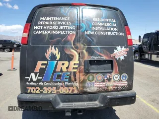 2013 Chevrolet Express Cargo z VIN 1GCZGTCA9D1165263, wystawiony jako Copart lot #51661055 z przebiegiem 172 369 mil mil oraz Szkoda całkowita • Salvage title. Historia ofert i sprzedaży dostępna na DreamBid. Obrazek 6.