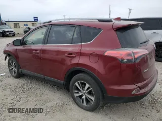 2018 Toyota RAV4 XLE with VIN JTMRFREV7JD252112, listed as a Copart auction lot 43088555 with 77,509 mi miles and Salvage Title. Bid and sale history available at carsss.com. Image 2.