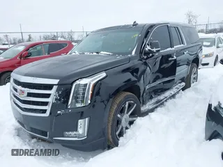 2016 Cadillac Escalade ESV Premium Collection with VIN 1GYS4JKJ9GR238325, listed as a IAAI auction lot 41214651 with 113,655 mi miles and . Bid and sale history available at DreamBid. Image 2.