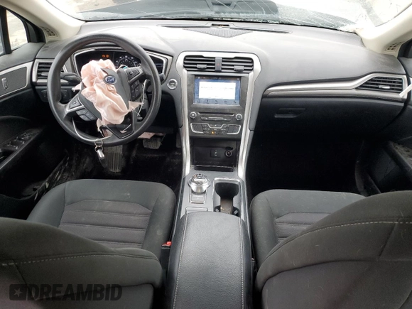 2017 Ford Fusion SE with VIN 3FA6P0HD2HR108909, listed as a Copart auction lot 50010495 with 57,613 mi miles and Salvage Title. Bid and sale history available at DreamBid. Image 8.