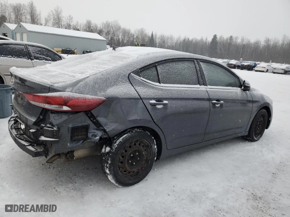 2017 Hyundai Elantra SE with VIN KMHD84LFXHU169749, listed as a Copart auction lot 87589625 with 255,199 mi miles and Salvage Title. Bid and sale history available at carsss.com. Image 3.