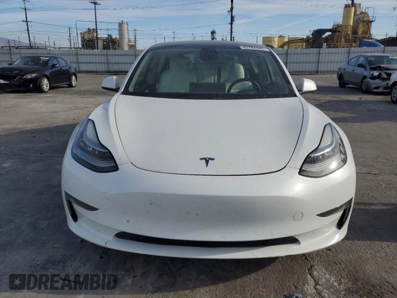 2021 Tesla Model 3 Standard Range Plus with VIN 5YJ3E1EA0MF858839, listed as a Copart auction lot 43784445 with 109,772 mi miles and Salvage Title. Bid and sale history available at DreamBid. Image 5.