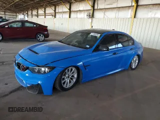 2017 BMW M3 with VIN WBS8M9C50H5G83623, listed as a Copart auction lot 51308394 with 77,319 mi miles. Bid and sale history available at carsss.com. Image 1.