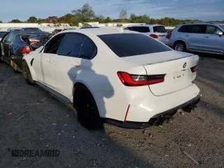 2022 BMW M3 Competition xDrive z VIN WBS43AY07NFL94130, wystawiony jako Copart lot #61525892 z przebiegiem 2784 mil mil oraz . Historia ofert i sprzedaży dostępna na DreamBid. Obrazek 3.
