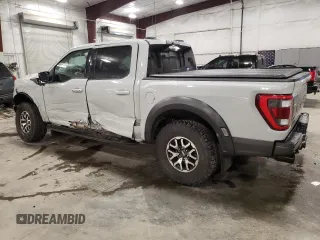 2023 Ford F-150 Raptor with VIN 1FTFW1RG2PFA95389, listed as a Copart auction lot 86298174 with 41,898 mi miles and Salvage Title. Bid and sale history available at DreamBid. Image 2.