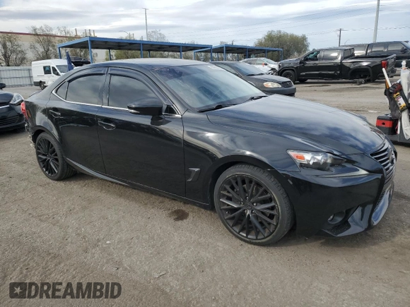 2015 Lexus IS 250 with VIN JTHBF1D20F5049315, listed as a Copart auction lot 50837935 with 121,060 mi miles and Salvage Title. Bid and sale history available at carsss.com. Image 4.
