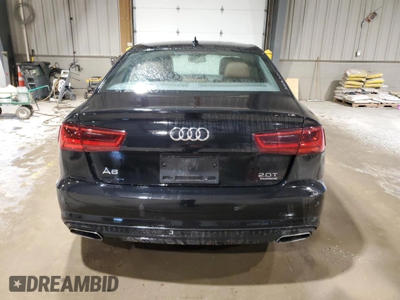 2016 Audi A6 2.0T Premium with VIN WAUFFAFCXGN179979, listed as a Copart auction lot 52529755 with 84,213 mi miles and Salvage Title. Bid and sale history available at carsss.com. Image 6.