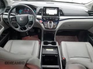 2019 Honda Odyssey Elite with VIN 5FNRL6H93KB000017, listed as a Copart auction lot 45042005 with 93,599 mi miles and Salvage Title. Bid and sale history available at DreamBid. Image 8.
