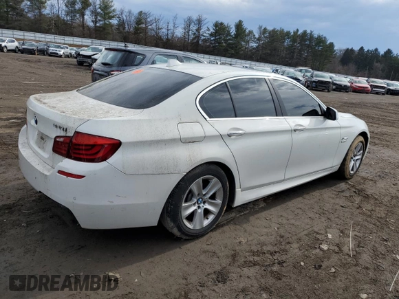 2012 BMW 5 Series 528i xDrive with VIN WBAXH5C58CDW04403, listed as a Copart auction lot 47270655 with Not Provided miles and Salvage Title. Bid and sale history available at DreamBid. Image 3.