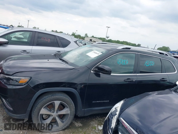 2019 Jeep Cherokee Limited with VIN 1C4PJLDB7KD419340, listed as a IAAI auction lot 39408520 with 80,615 mi miles and . Bid and sale history available at DreamBid. Image 14.