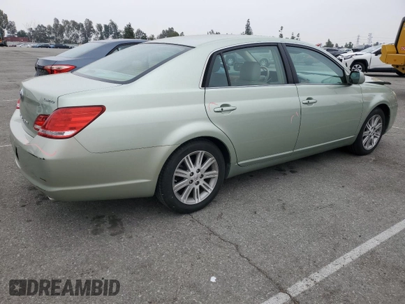 2007 Toyota Avalon XL with VIN 4T1BK36B17U189947, listed as a Copart auction lot 55127595 with 93,903 mi miles and Salvage Title. Bid and sale history available at DreamBid. Image 3.