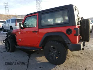 2021 Jeep Wrangler Sport with VIN 1C4GJXAG9MW614936, listed as a Copart auction lot 45460575 with Not Provided miles and Salvage Title. Bid and sale history available at DreamBid. Image 2.
