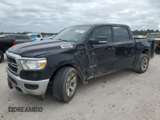 2022 Ram 1500 Lone Star with VIN 1C6RREFT2NN114112, listed as a Copart auction lot 52944175 with 128,223 mi miles and Salvage title. Bid and sale history available at DreamBid. Image 1.