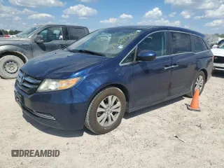 2015 Honda Odyssey EX-L with VIN 5FNRL5H65FB112677, listed as a Copart auction lot 73843354 with 224,183 mi miles and Clean Title. Bid and sale history available at carsss.com. Image 1.