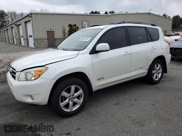 2008 Toyota RAV4 Ltd with VIN JTMBD31V985150132, listed as a Copart auction lot 50531475 with Not Provided miles and Salvage Title. Bid and sale history available at carsss.com. Image 1.