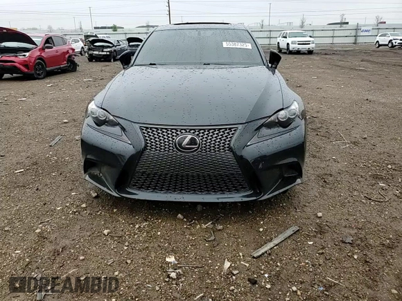 2016 Lexus IS 300/350 with VIN JTHCM1D25G5004835, listed as a Copart auction lot 55387325 with 98,684 mi miles and Salvage title. Bid and sale history available at DreamBid. Image 13.